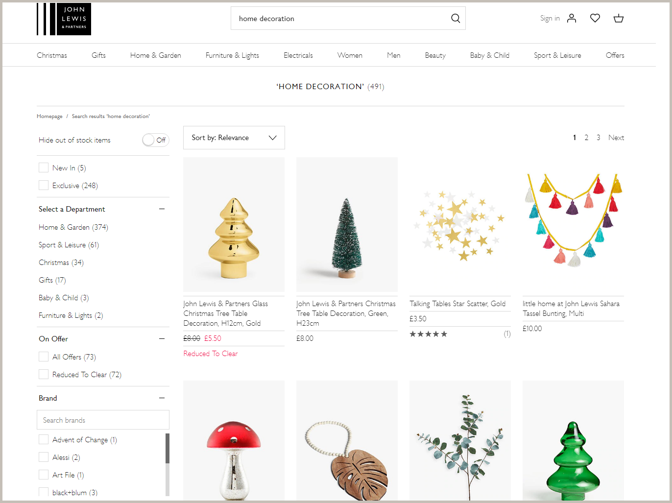 promote seasonal collections by digital merchandising